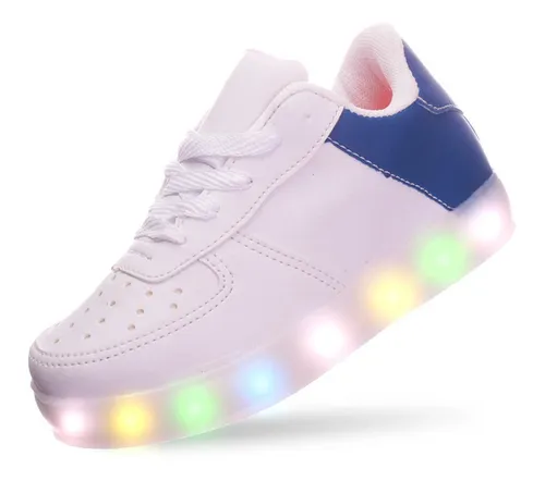 Tênis branco de led 2025