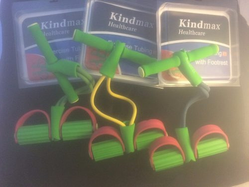 Tubos Bandas Elasticas C-descanso Set Kindmax 3 Resistencias