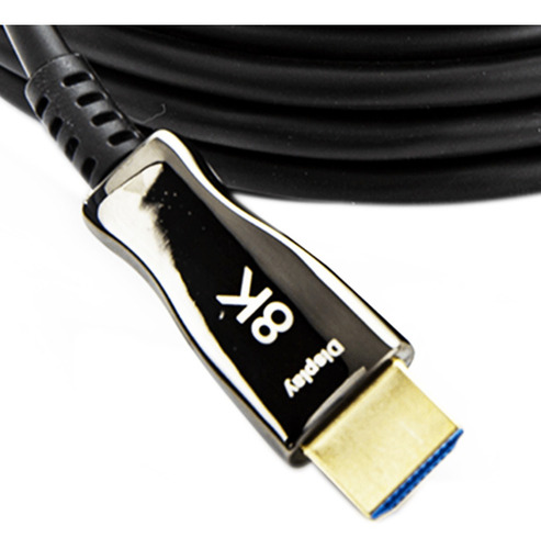 Kit Com 5 Cabo Hdmi 2.1 8k Fibra Óptica 80 Mt