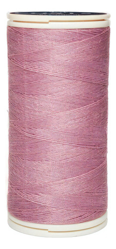 Caja 12 Pzas Hilo Coats Poliéster Liso 3 Cabos Fibra Corta Color T6980-5841 Vino Rosado