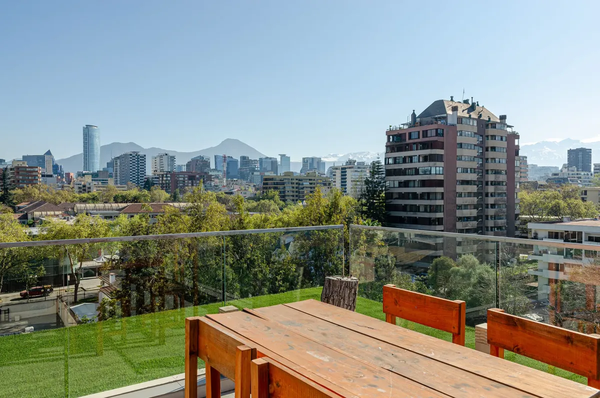 Imagen 2 de 13 de 1d Con Azotea Privada, Jacuzzi Y Quincho En Providencia