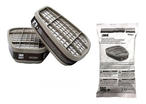 3M Set 6200 Mediano semimáscara con filtros para fumigación