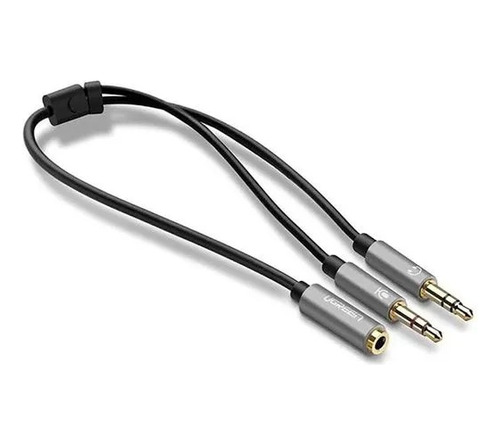 Ugreen Cable Estereo Jack 3.5mm/2 Jack 3.5mm Audio/mic Hifi