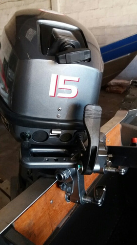 Barco 6m Aluminio E Carreta Motor 15 Hidea