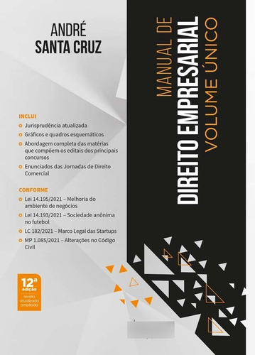 Manual De Direito Empresarial - 12ed/22 - Vol. Uni