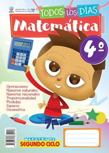 Todos Los Días Matemática  4 Edición 2019