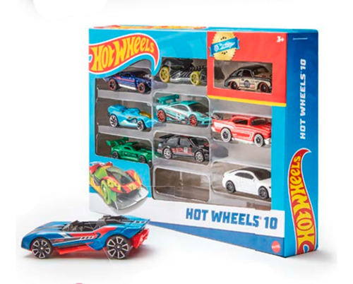 Hot Wheels Combo Autos X 10 Unidades Original Mattel 1:64