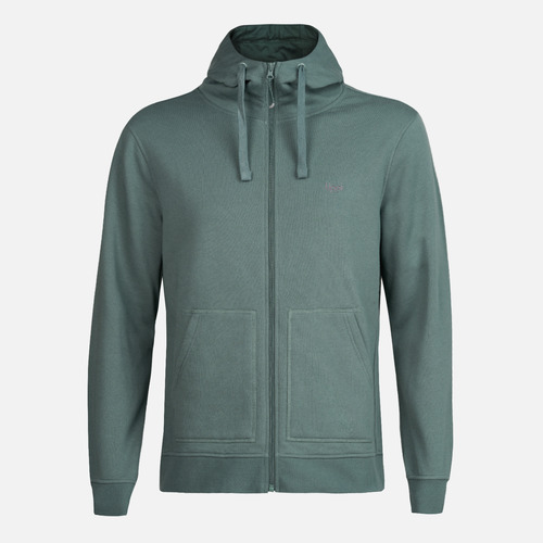 Poleron Hombre Insigne Full Zip Hoody Sweatshirt Verde Botel