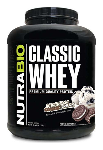 Classic Whey 100% Protein Pure - Nutrabio- 5 Lbs 