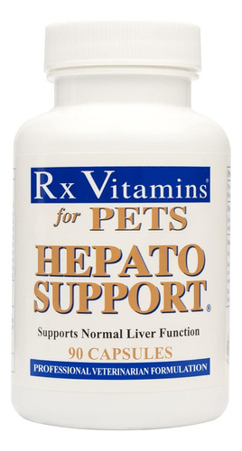 Soporte Hepato Para Mascotas Rx Vitamins 90 Cápsulas