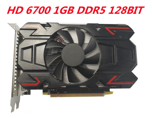 Placa Gráfica Ati6700 1gb Ddr5 128bit Desktop Hd Games Compu