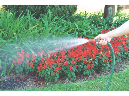 Manguera Riego Jardin Flex 15m Soporte Tramontina Sucursal