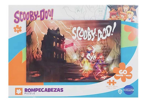 Vulcanita Scooby-doo Mansion Puzzle 60 Pzs