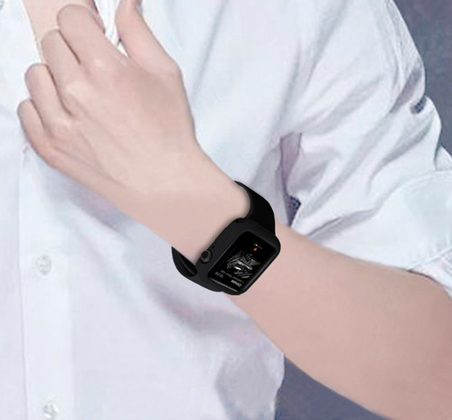 Imagem 10 de 10 de Capa Case Silicone Para Apple Watch + Pulseira 38/40/42/44mm