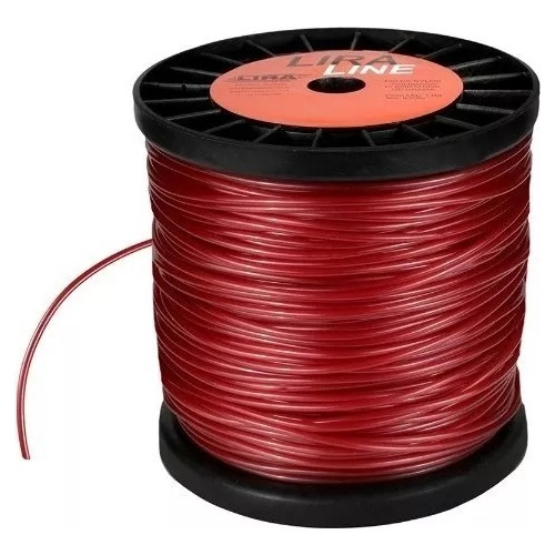 Fio De Nylon Roçadeira Bobina 2,6mm 128 Metros Quadrado 1kg