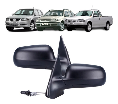 Retrovisor Gol Parati G3 G4 4 Portas 1999 2014 Com Controle