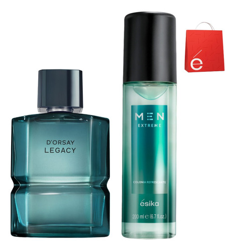 Perfume Dorsay Legacy +  Colonia Men Extreme Ésika