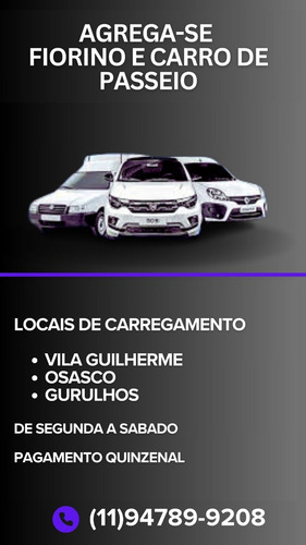 Agrega-se Fiorino E Carro De Passeio