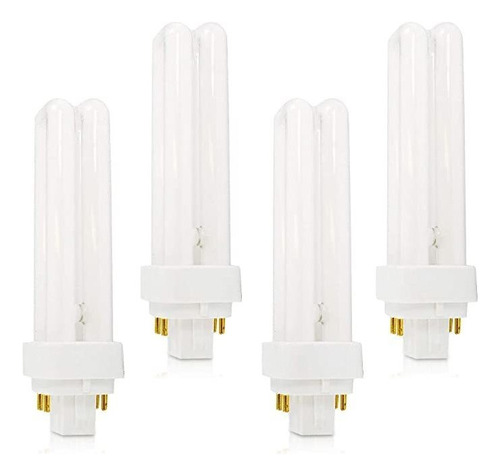 Bombilla Compacta, Luz Fluorescente, Plc-13 W 827, 4 Pin G24