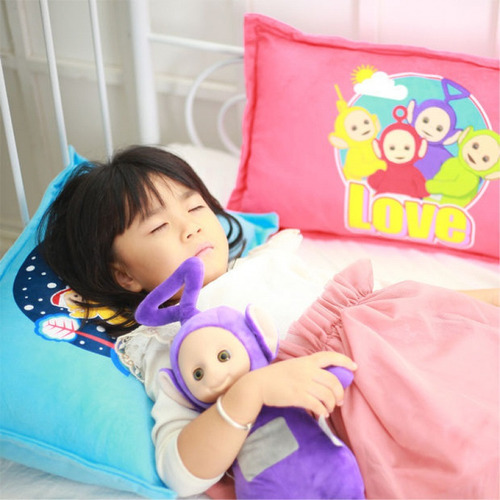 2 Muñecas Súper Suaves De Peluche Corto Teletubbies De Pie R