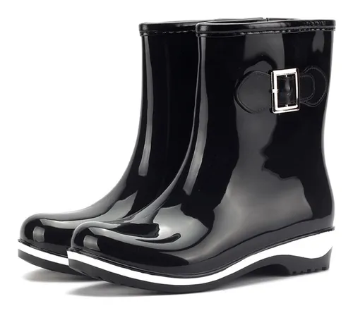 Botas Plasticas Lluvia Tacon MercadoLibre