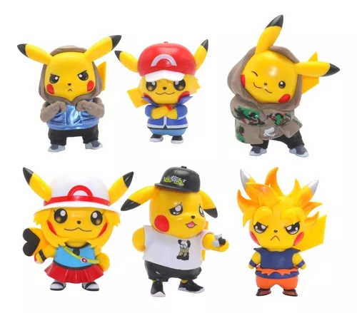 Pokemon Juguetes Pikachu Muñecos Coleccion 6pz Coleccion