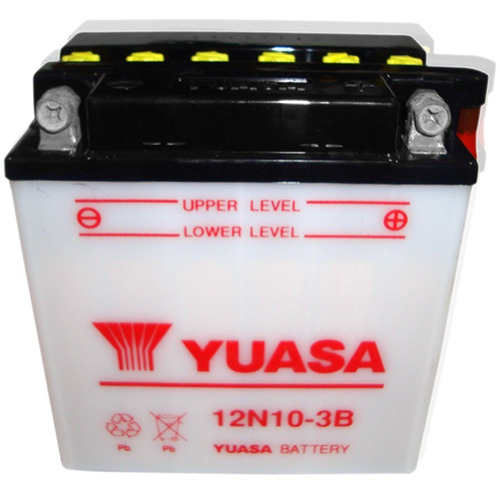 Bateria  Yuasa 12n10-3b Para Motos Equivale A Yb10l-b2