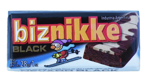 Chocolate Biznikke Black 28g - Caja X 15un