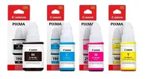 Comprar 4 Pack Tintas Originales Canon Gi-190 Envio Gratis Facturado