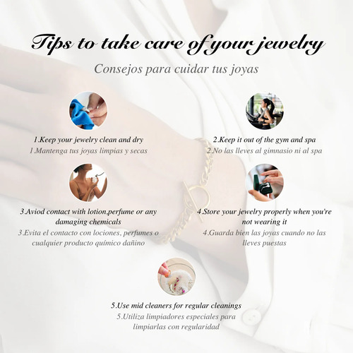 Anillo Abierto Ajustable Acero Inoxidable Chapado En Oro 14k