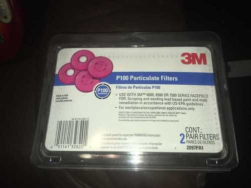 Filtro 3m P100 Para Tapaboca Mascara 3m