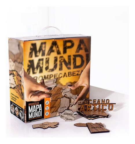 Puzzle 3d Mapa Mundi - Xg - Edicion Especial