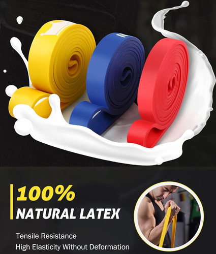 Ligas Resistencia 5 Bandas Elasticas De Ejercicio Yog