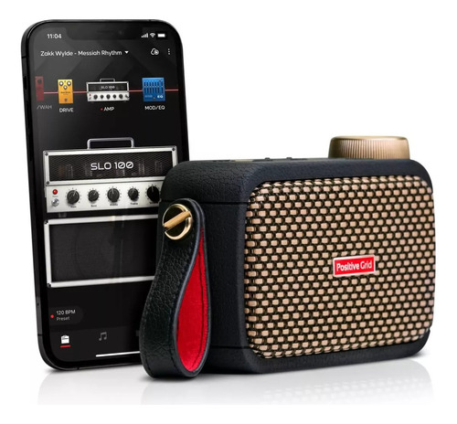 Amplificador Positive Grid Spark Go 5-watt Bluetooth Blk Cor Preto Potência De Saída Rms 5 W