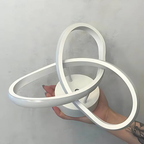 Luminária Crevo De Teto Led Plafon Sobrepor Infinito Branco 20w 3 Em 1
