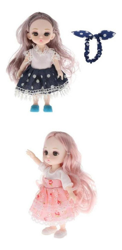 Maquillaje De Ojos De Niña Con Forma De Muñeca Bjd, 13 Bolas