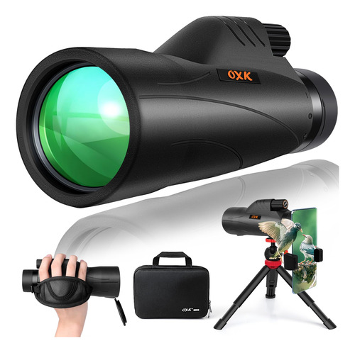 Telescopio Monocular De Alta Potencia De 12 X 56 Con Adaptad