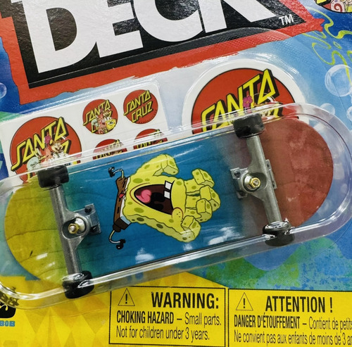 Tech Deck Santa Cruz Edicion Limitada Bob Esponja Skate Diap
