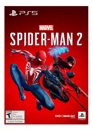 Juego Digital Spiderman 2 Ps5 Tarjeta Con Código Playstation