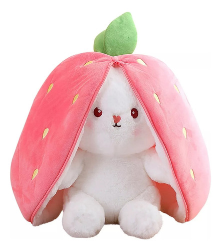 Conejos De Peluche, Fresas,1pc Juguetes 3 En Uno, Almohadas