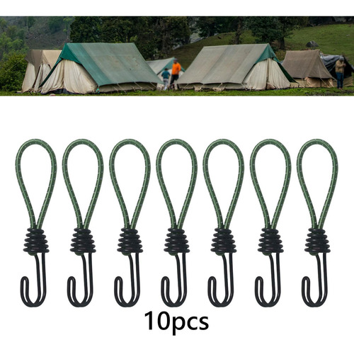 10x Correas De Con Ganchos, Mini Correas De, Ganchos Verde