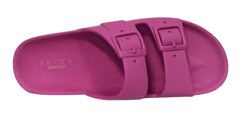 Chinelo Slide Birken Brizza Arezzo Pink Original Z19006-0001