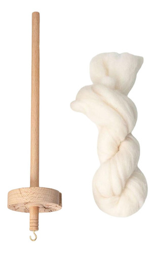 Top Whorl Yarn Con Husillo De Lana Para Fieltro Crochet Pom