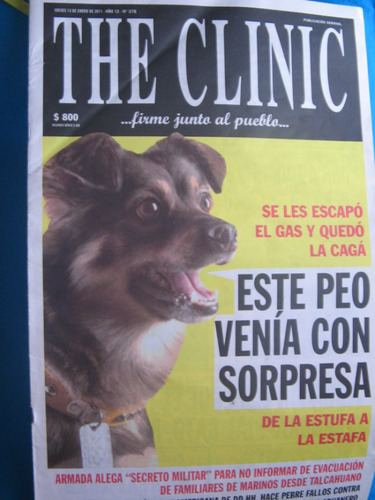 The Clinic Jueves 13 De Ene 2011, Año 12, Numero 378