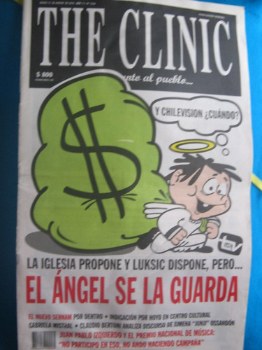 The Clinic Jueves 12 De Ago 2010, Año 11, Numero 356