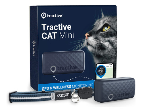 Tractive Rastreador Gps Y Monitoreo De Salud Para Gatos (6.5