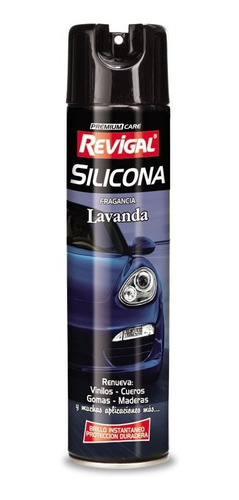 Imagen 4 de 10 de Silicona Aerosol Perfumada Auto Brillo Multiuso Revigal