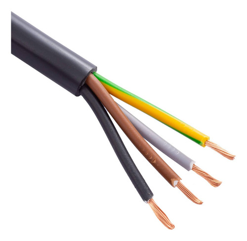 Cordon Electrico Rv-k 4 X 1,5mm Cable De Cobre 10 Metros