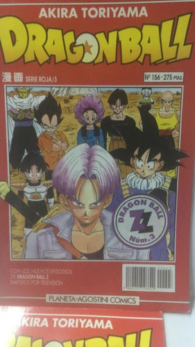 Dragon Ball.  Akira Toriyama. Serie Roja 3. Nº 156. Comics