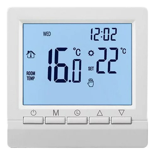 Termostato Programable P/ Piso Eléctrico Alre Ht09h3 +sensor